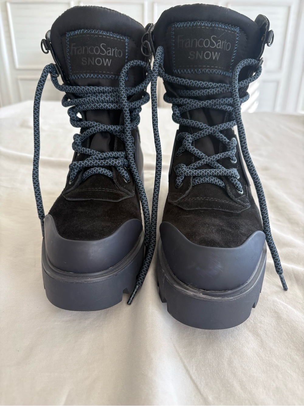 Franco Sarto Balin Hike Water Resistant Snow Boots Black 6M